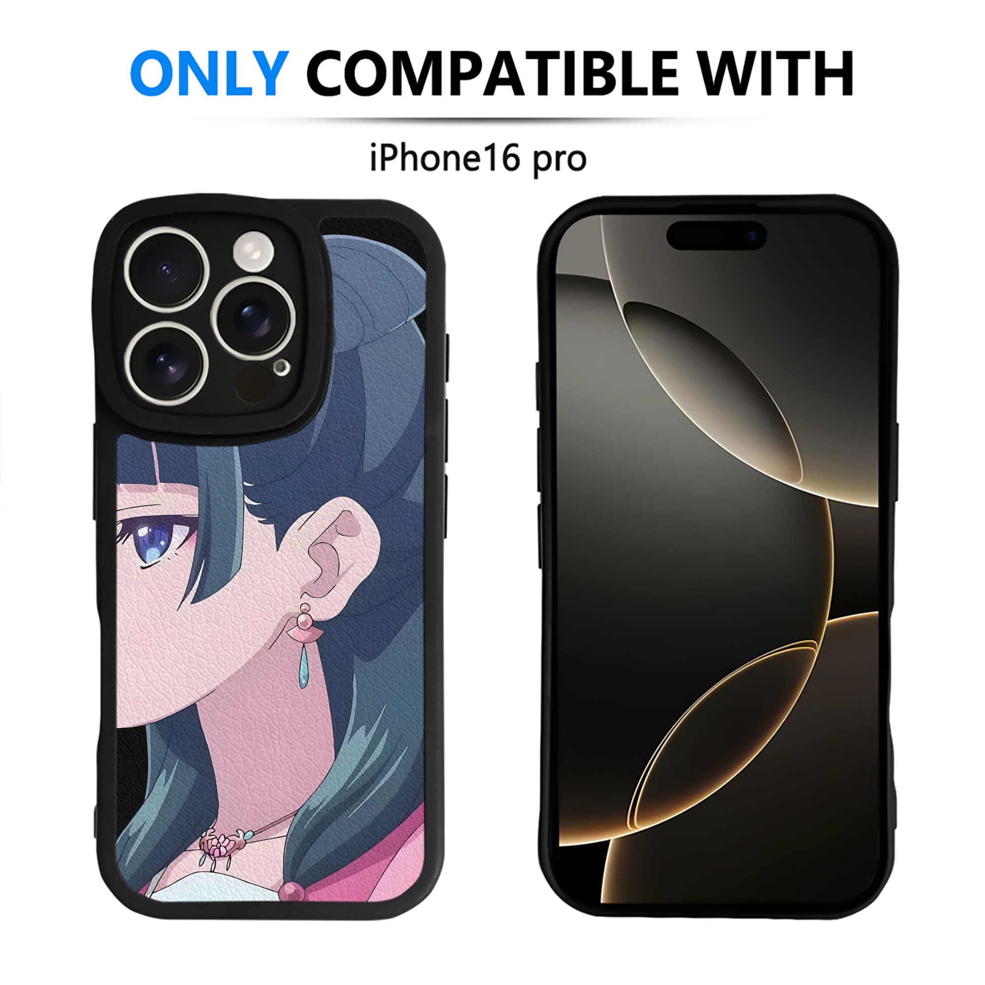 （画像用） 薬屋のひとりごと The Apothecary Diaries 【iPhone 16シリーズ対応】シリコンスマホケース（レザー調） 材質：シリコン